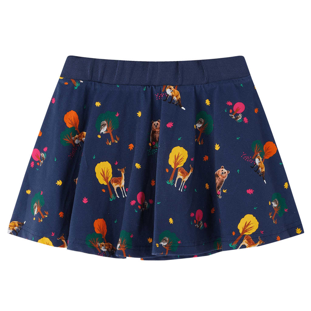 VidaXL Jupe enfant 128 bleu marine