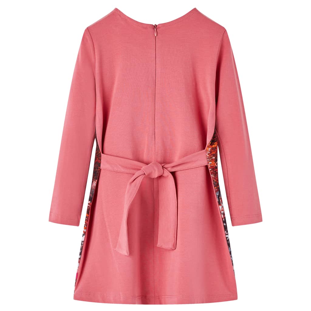 VidaXL Robe enfant à manches longues 140 vieux rose