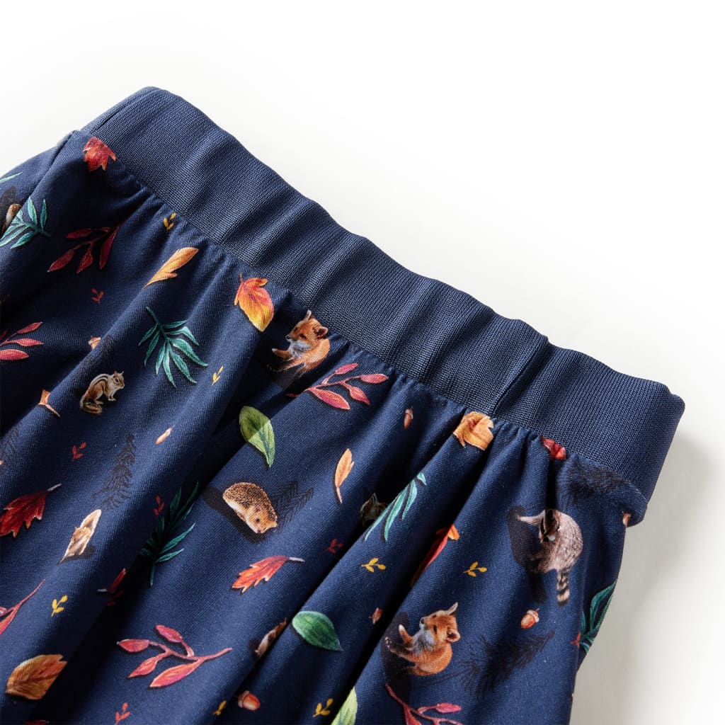 VidaXL Jupe enfant 128 bleu marine