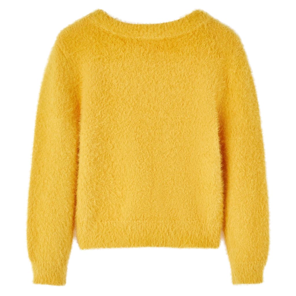 VidaXL Pull enfant tricoté 128 ocre
