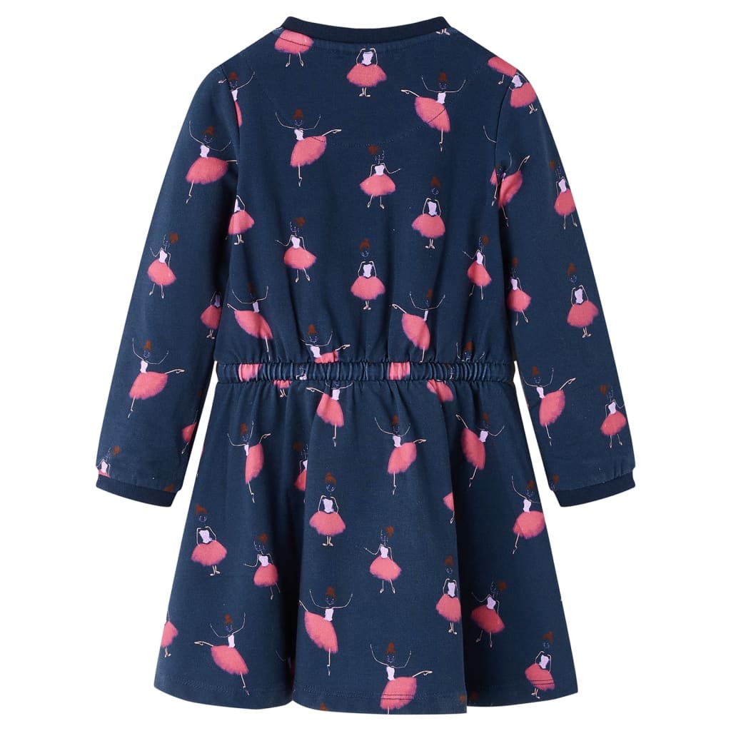 VidaXL Robe enfant 116 bleu marine