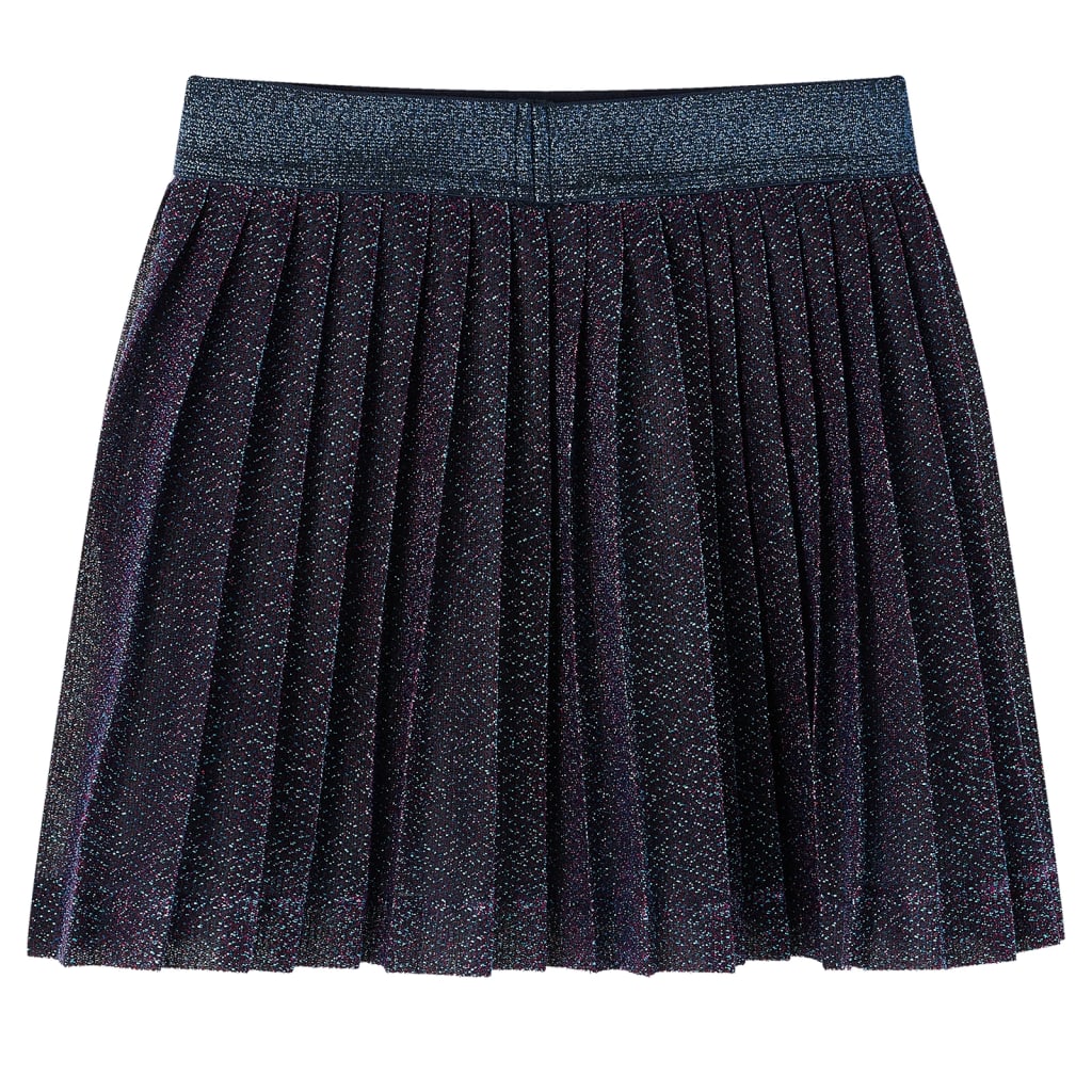 VidaXL jupe enfant à paillettes 104 bleu marine
