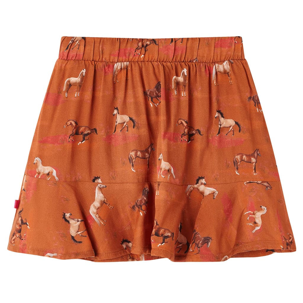VidaXL Jupe enfant 92 couleur cognac