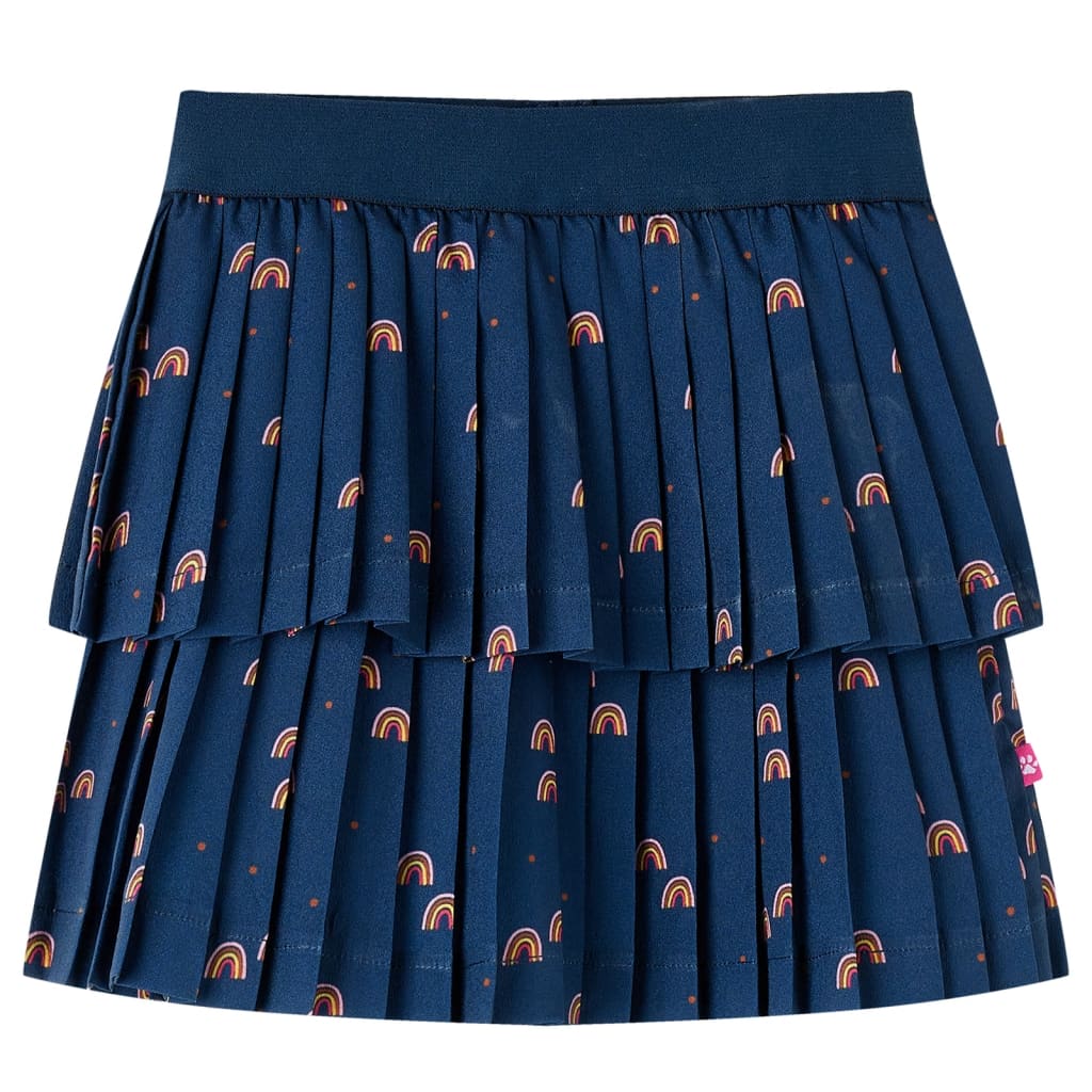 VidaXL Jupe enfant 116 bleu marine