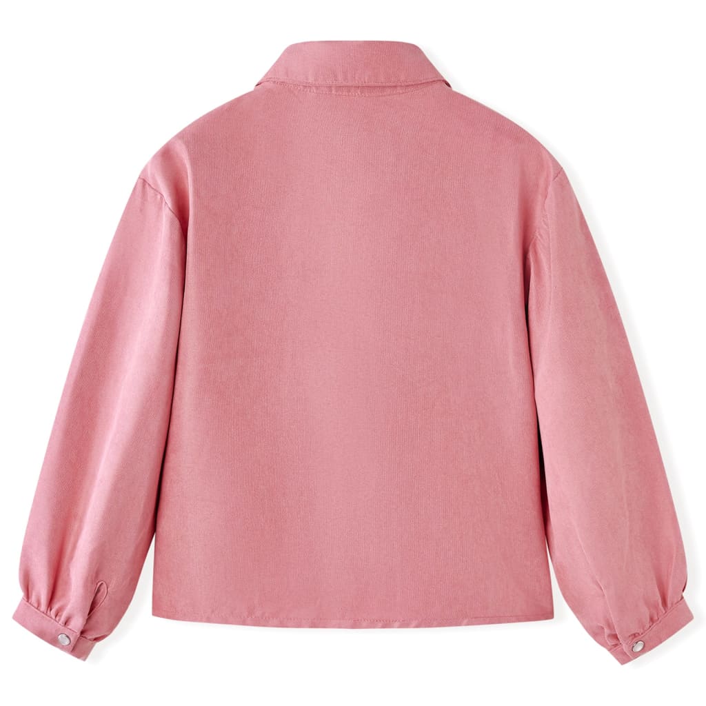 VidaXL Chemisier enfant à manches lanterne 116 vieux rose