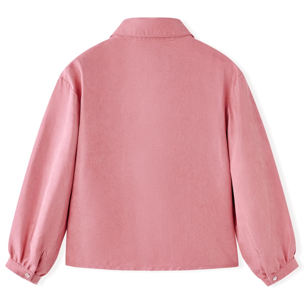 VidaXL Chemisier enfant à manches lanterne 128 vieux rose