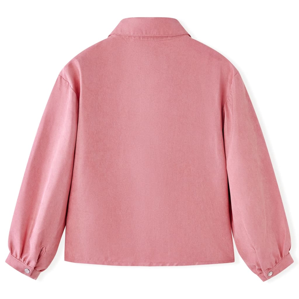 VidaXL Chemisier enfant à manches lanterne 140 vieux rose