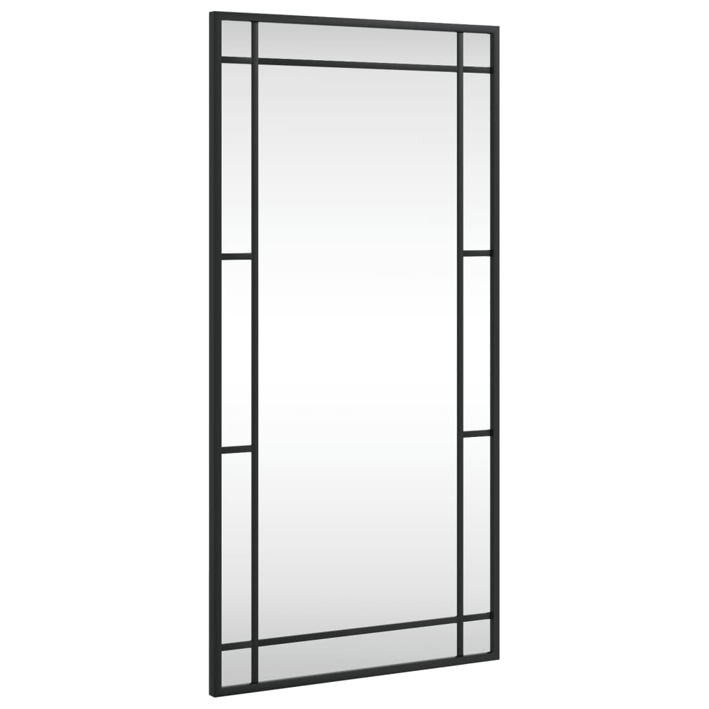 Vidaxx miroir mural rectangulaire 40x80 cm fer noir