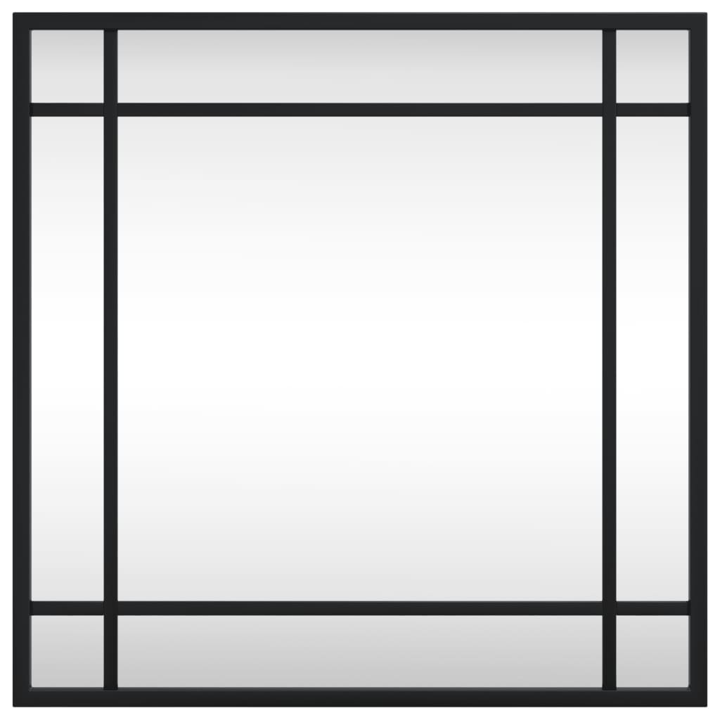 Vidaxx miroir mural carré 40x40 cm fer noir