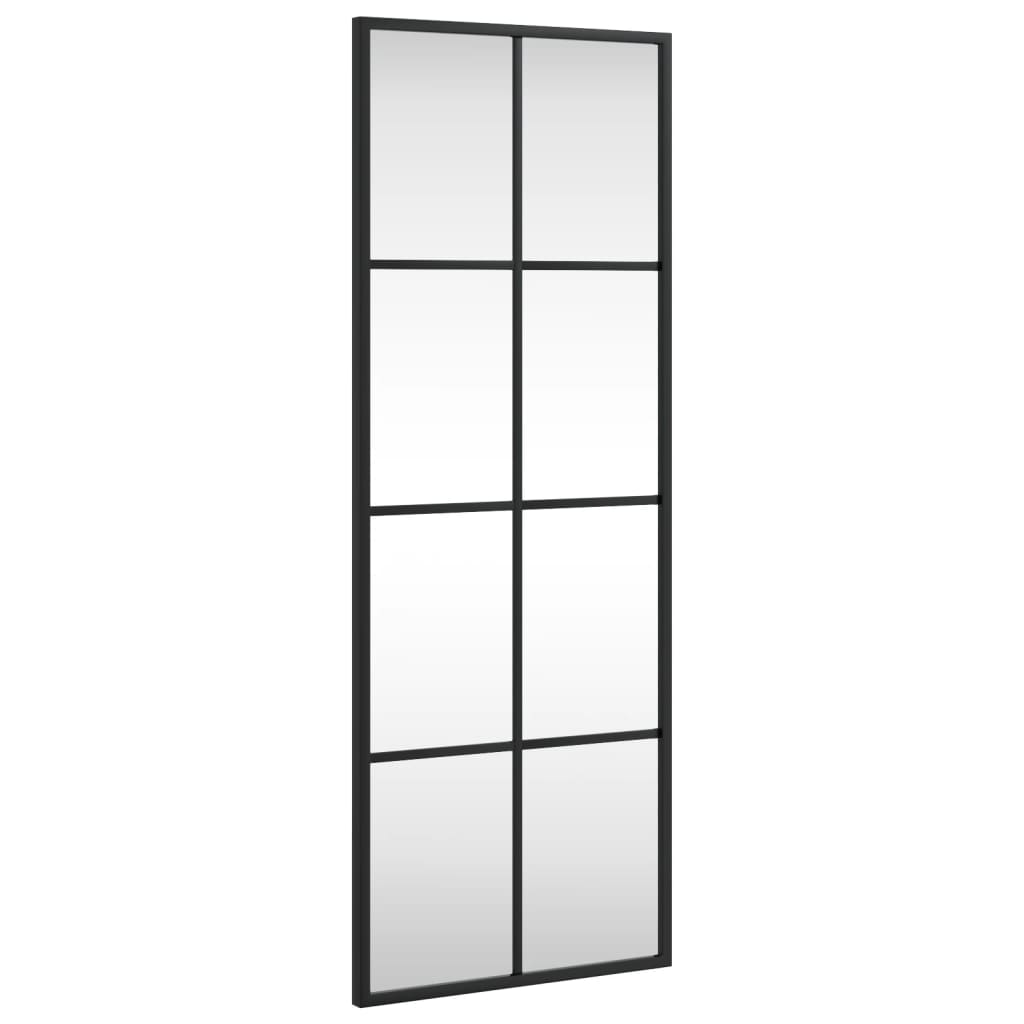 Vidaxx miroir mural rectangulaire 30x80 cm fer noir