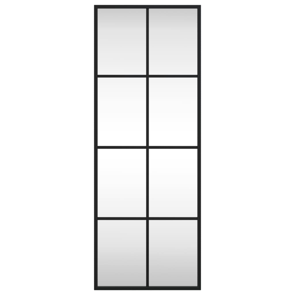 Vidaxx miroir mural rectangulaire 30x80 cm fer noir