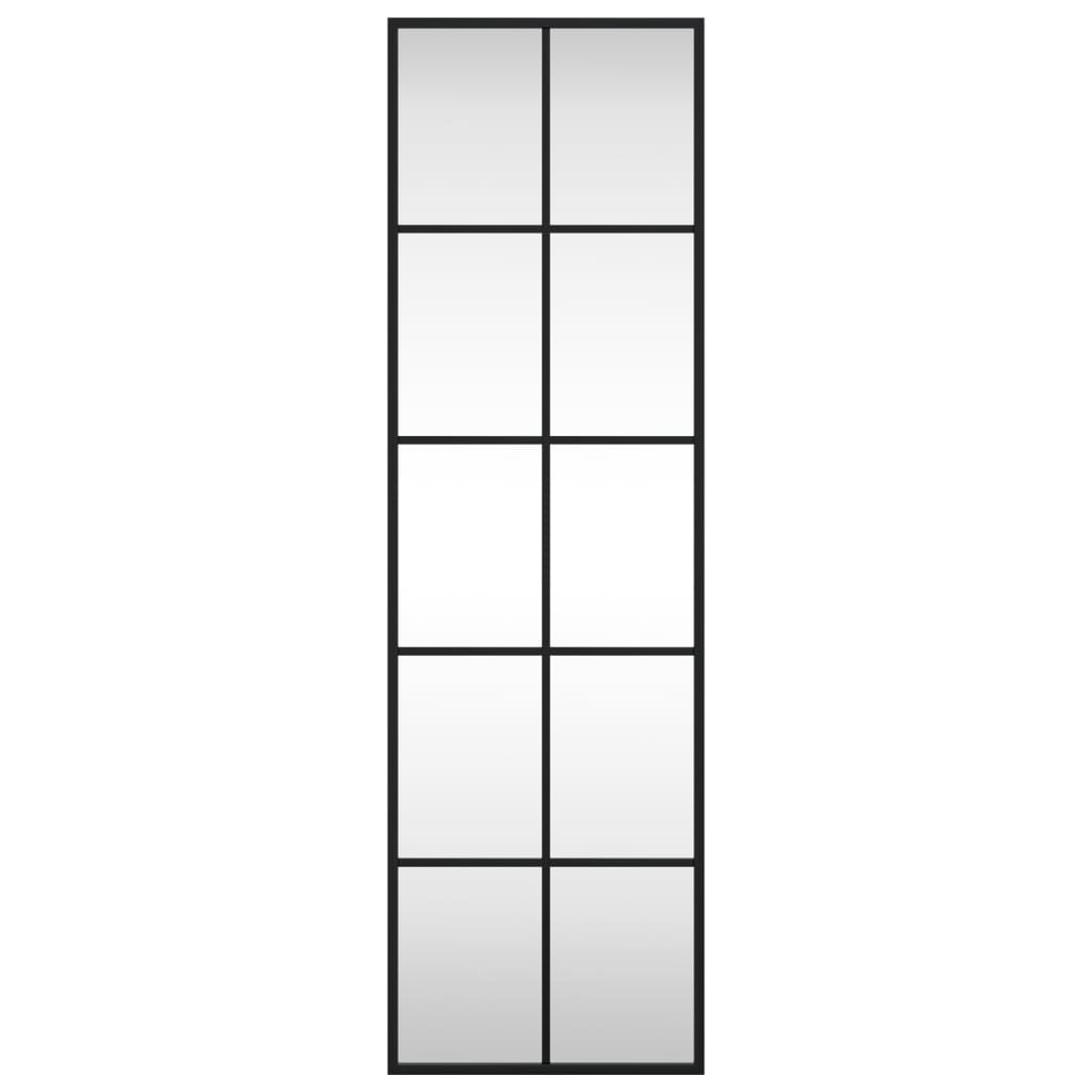 Vidaxx miroir mural rectangulaire 30x100 cm fer noir