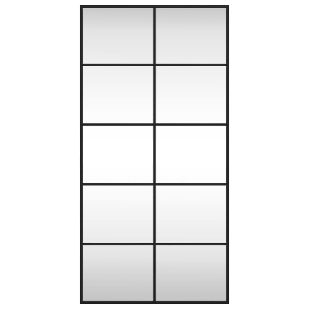 Vidaxx miroir mural rectangulaire 50x100 cm fer noir