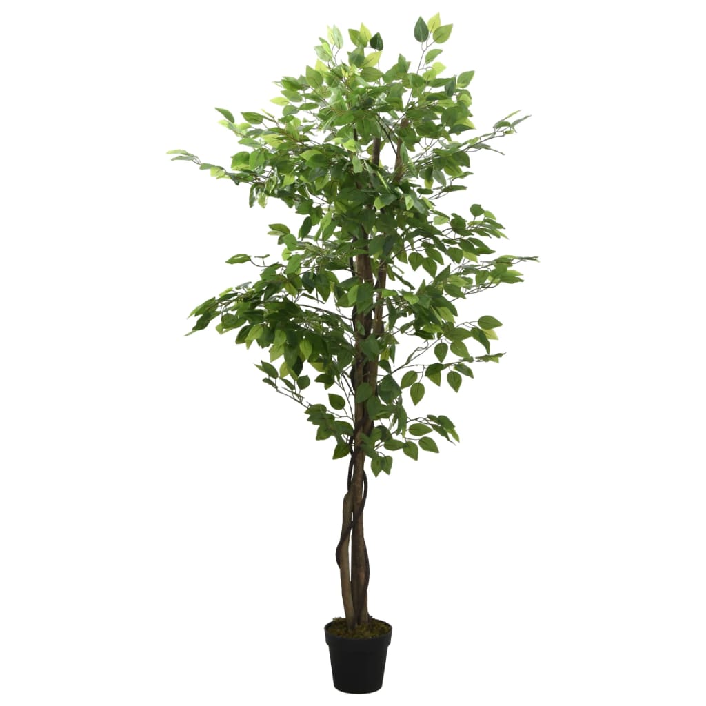 VidaXL arbre artificiel ficus 756 feuilles 150 cm vert