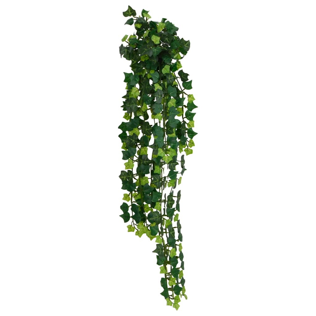 Vidaxx plantes artificielles suspendues 12 pcs 339 feuilles 90 cm vert