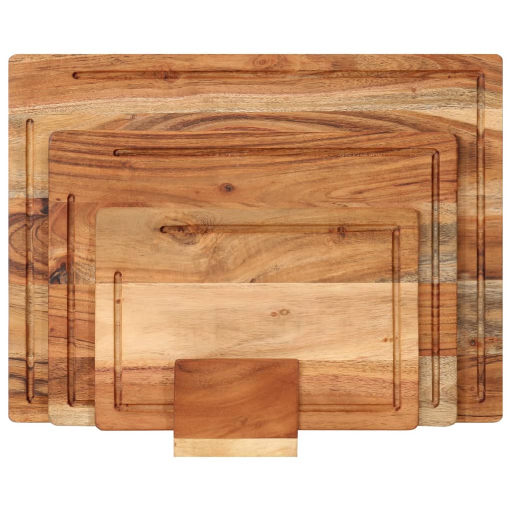 Ensemble de panneaux à découper Vidaxl en 3 parties avec bois d'acacia solide standard