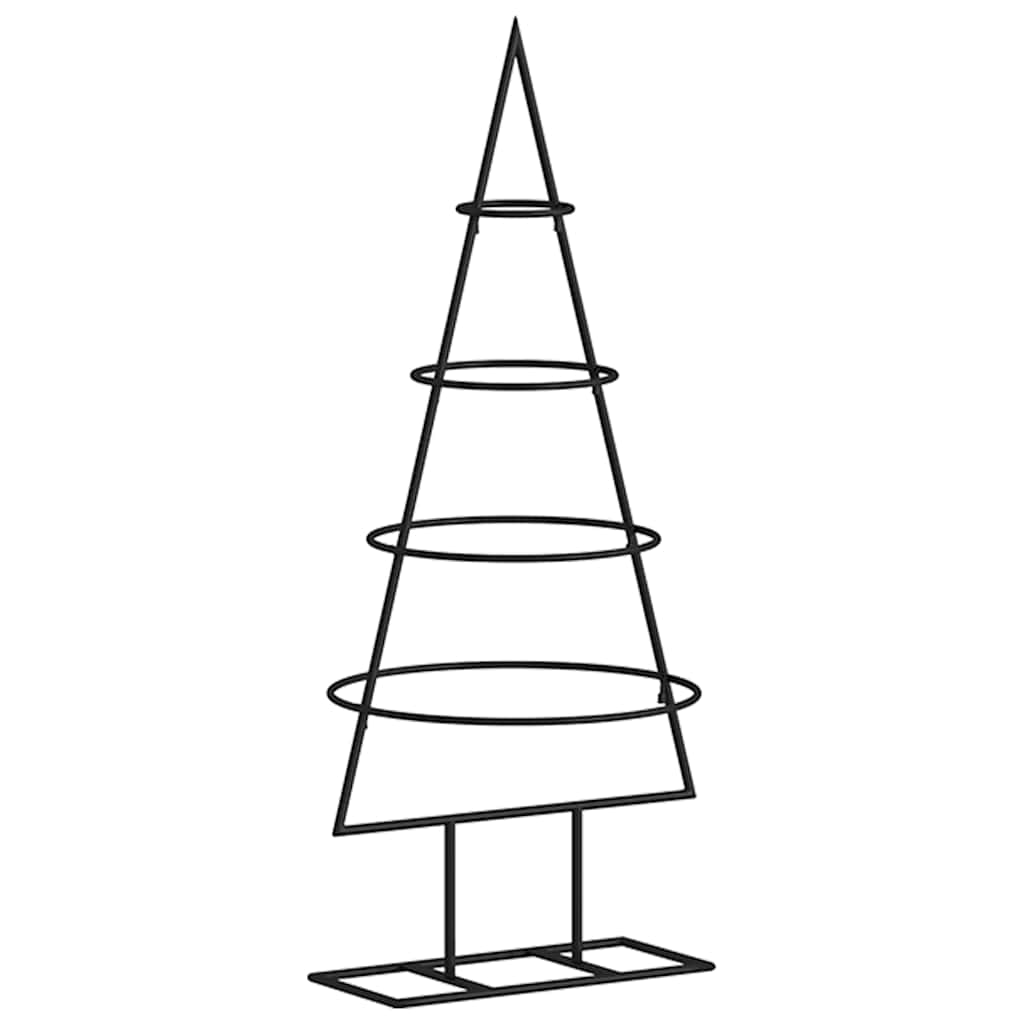 VidaXL décoration de Noël sapin de Noël 60 cm métal noir