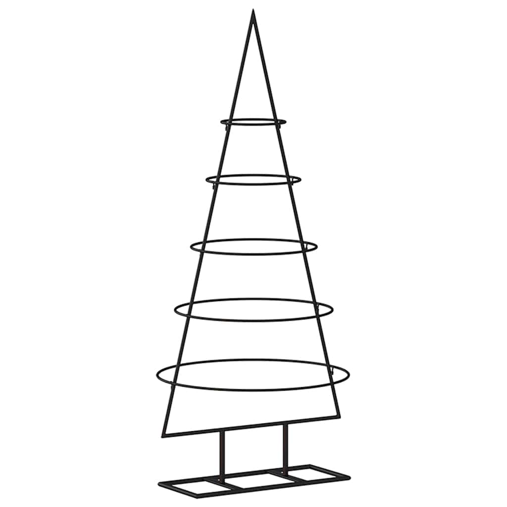 VidaXL décoration de Noël sapin de Noël 90 cm métal noir