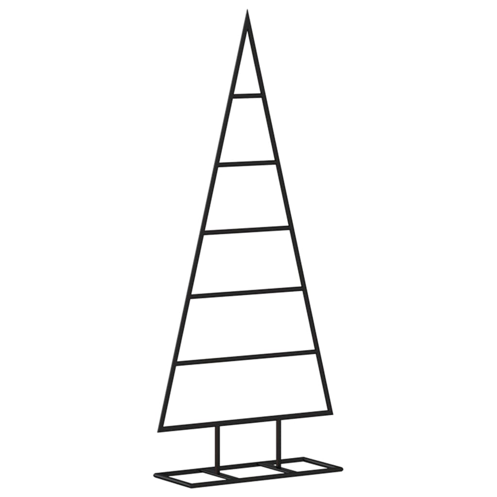 VidaXL décoration de Noël sapin de Noël 90 cm métal noir
