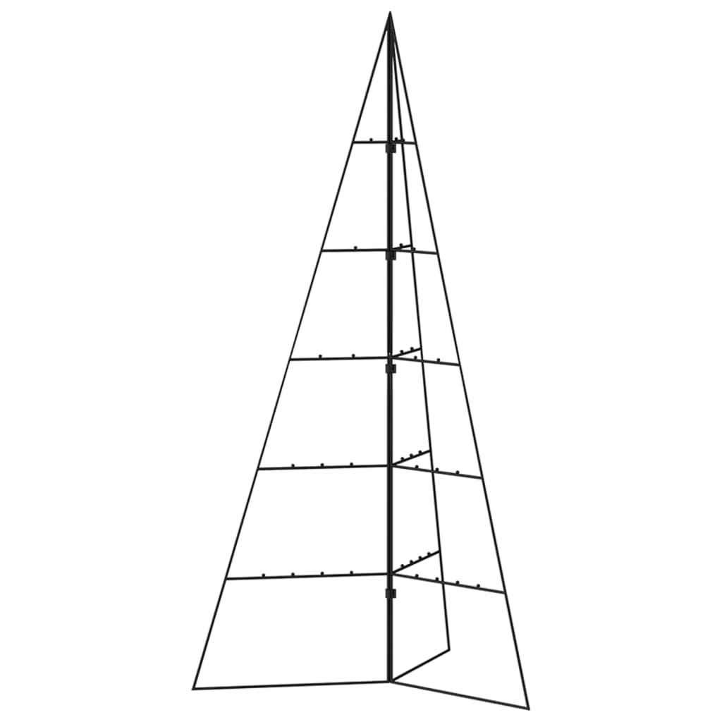 VidaXL décoration de Noël sapin de Noël 100 cm métal noir
