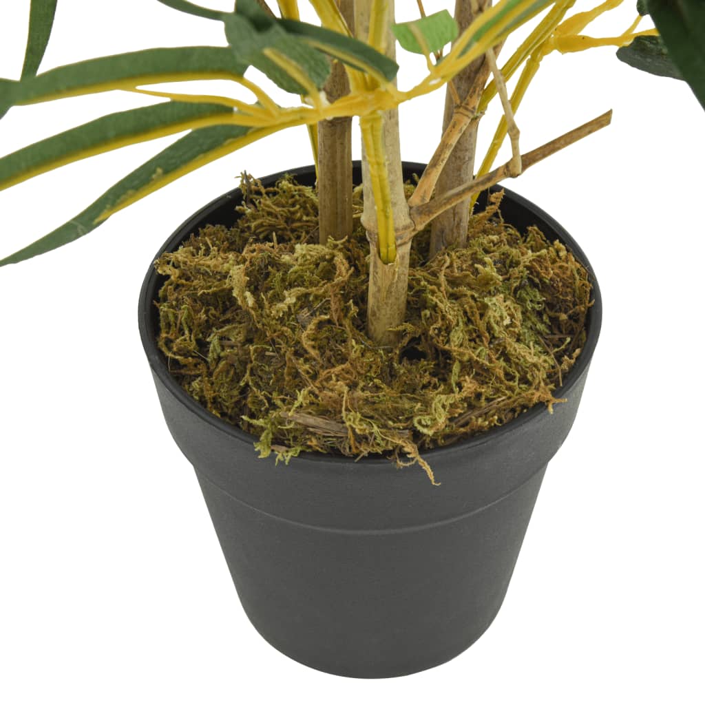 VidaXL plante artificielle bambou 368 feuilles 80 cm vert