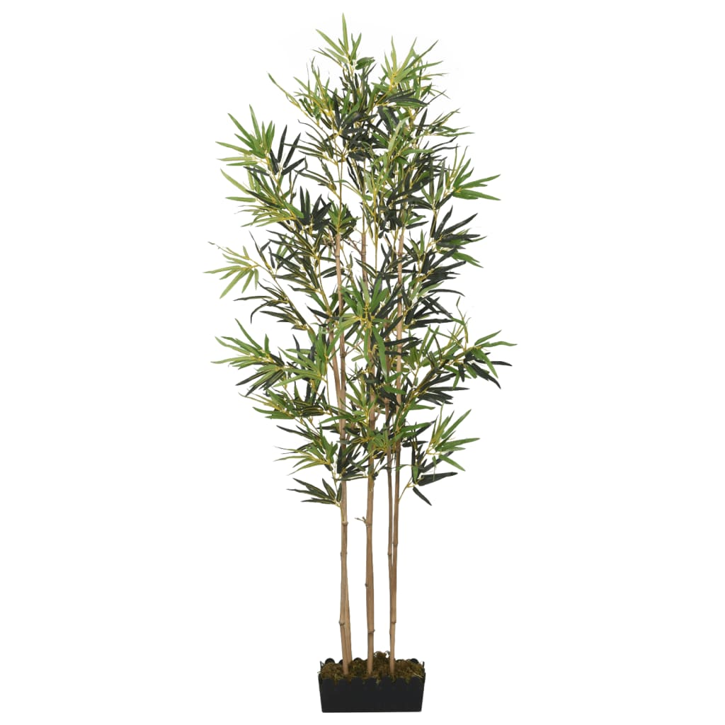 VidaXL Plante artificielle bambou 1104 feuilles 180 cm vert