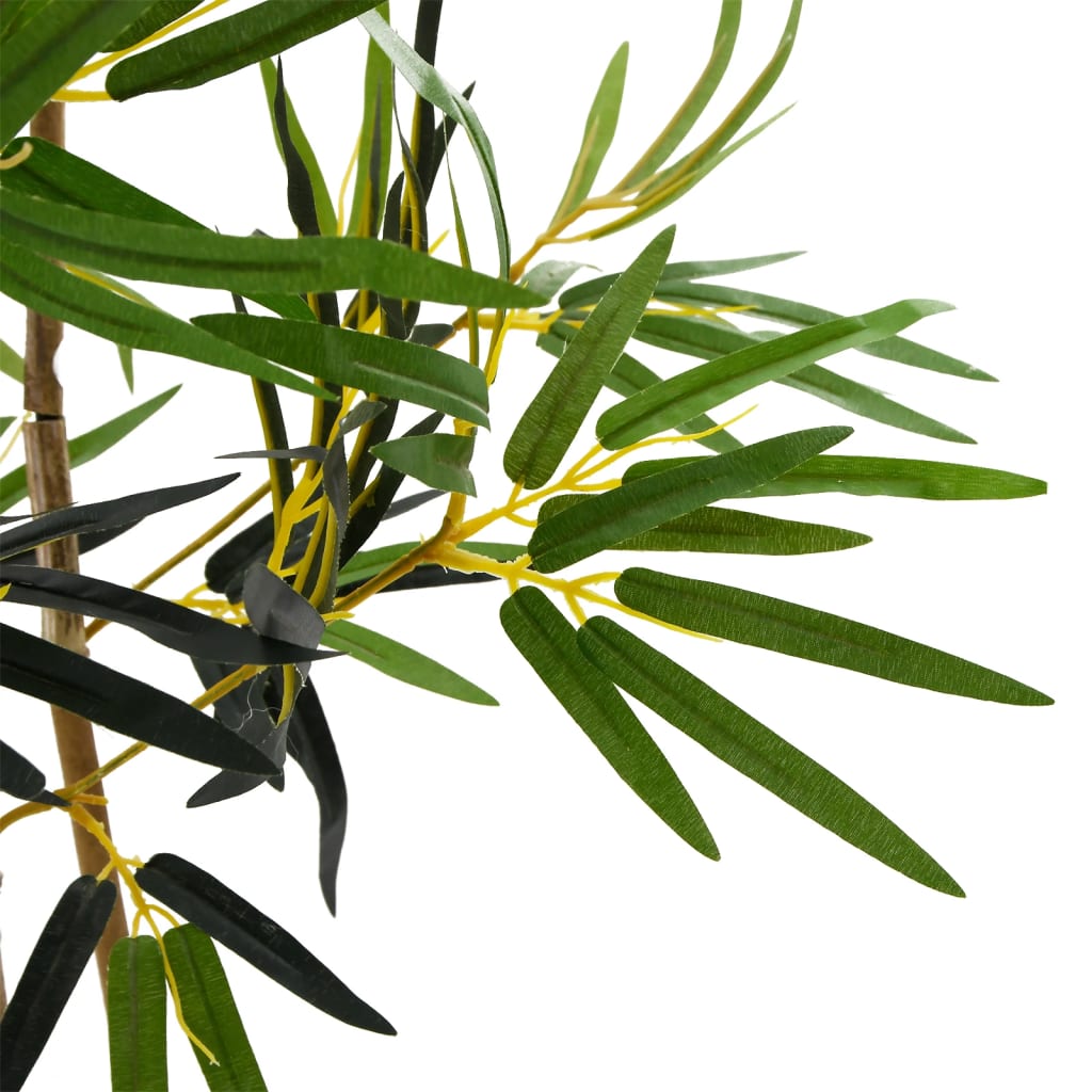 VidaXL plante artificielle bambou 552 feuilles 120 cm vert