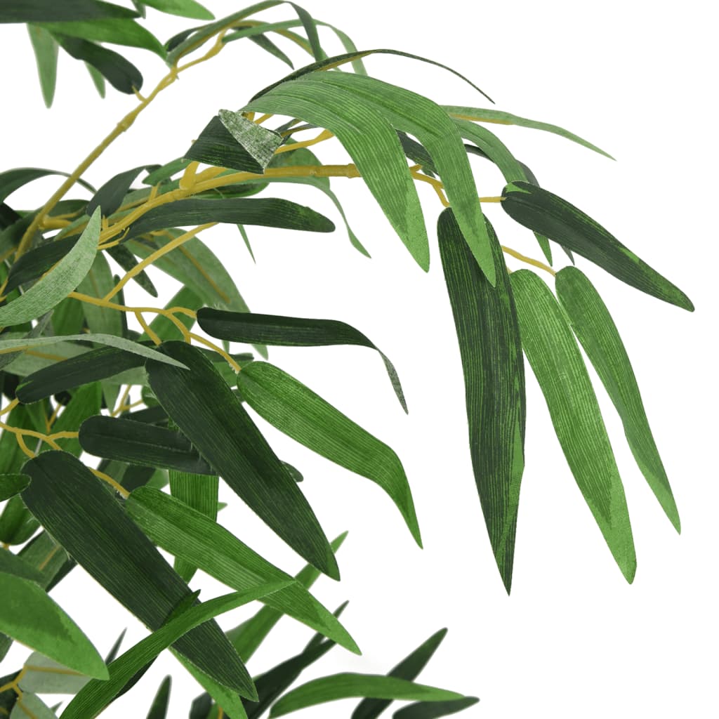 VidaXL plante artificielle bambou 380 feuilles 80 cm vert