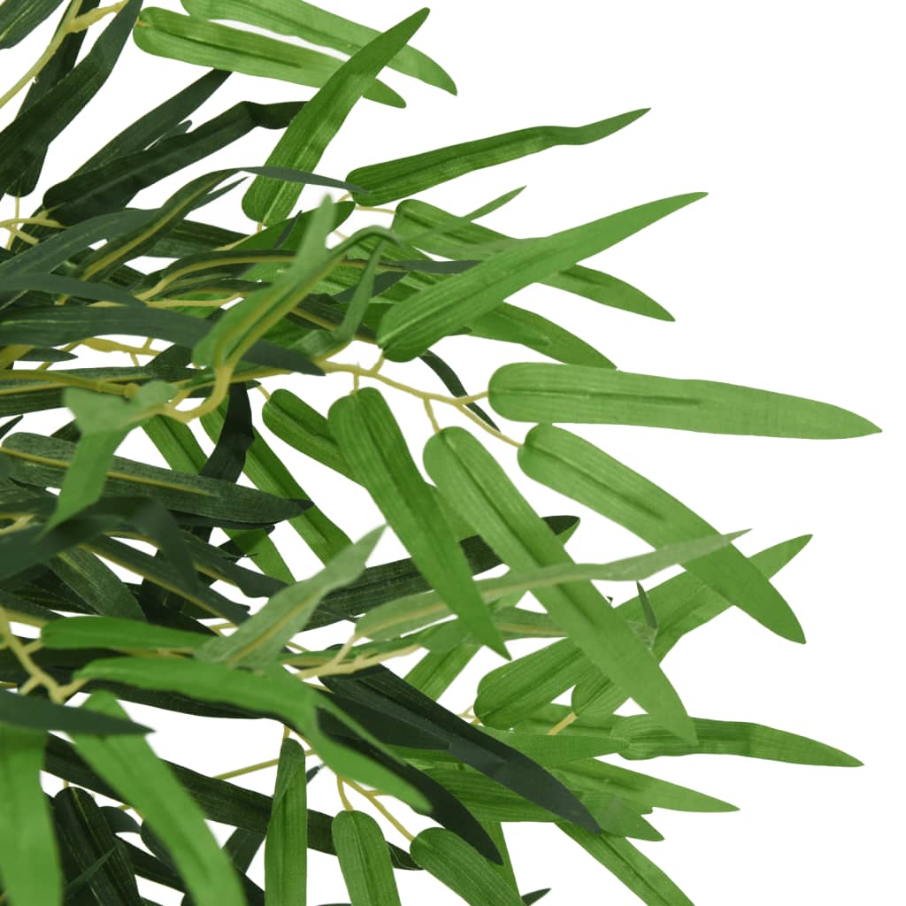 VidaXL plante artificielle bambou 730 feuilles 120 cm vert