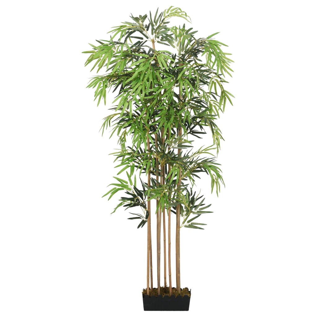 VidaXL Plante artificielle bambou 1605 feuilles 180 cm vert