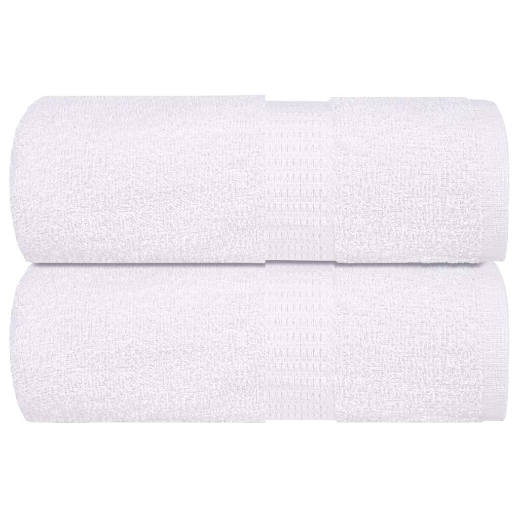Vidaxx débarbouillettes 2 pièces grenouille blanc 30x30 cm 100% coton