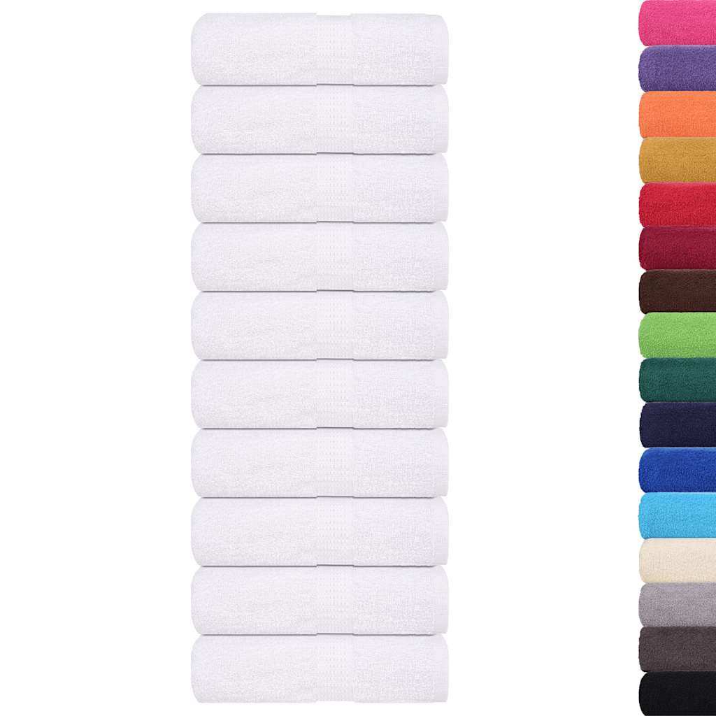 Vidaxx débarbouillettes 10 pièces grenouille blanc 30x30 cm 100% coton