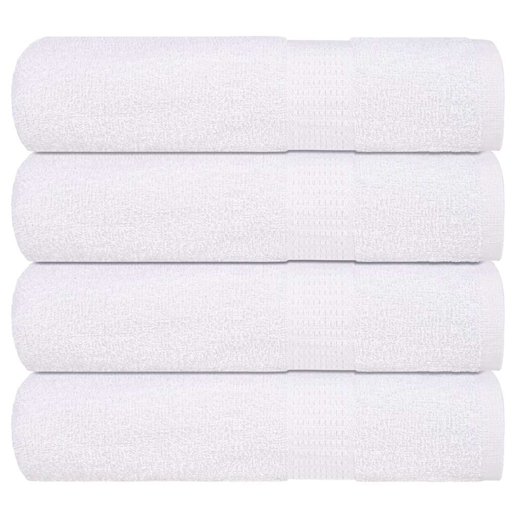Vidaxx serviettes 4 pcs 50x100 cm 360 g m² 100% coton blanc