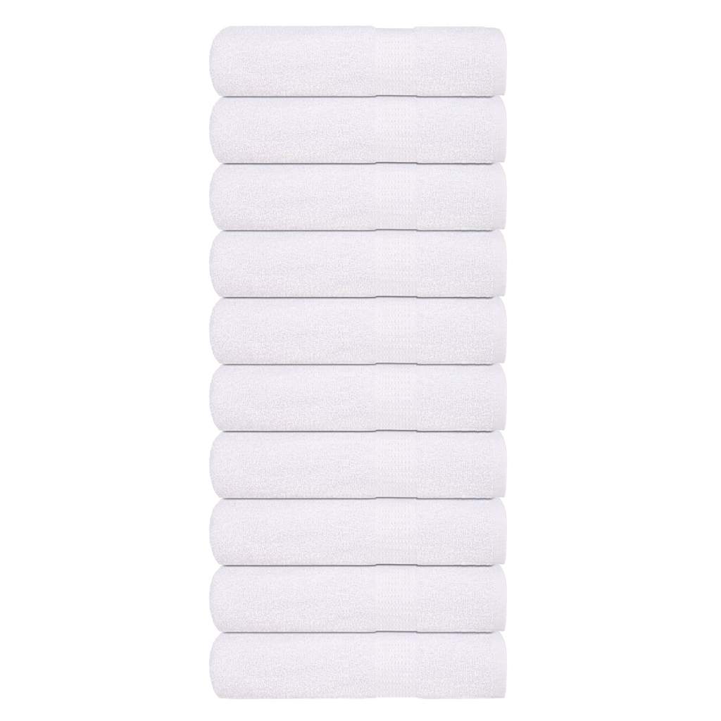 Vidaxx serviettes de bain 10 pcs 100x150 cm 360 g m² 100% coton blanc