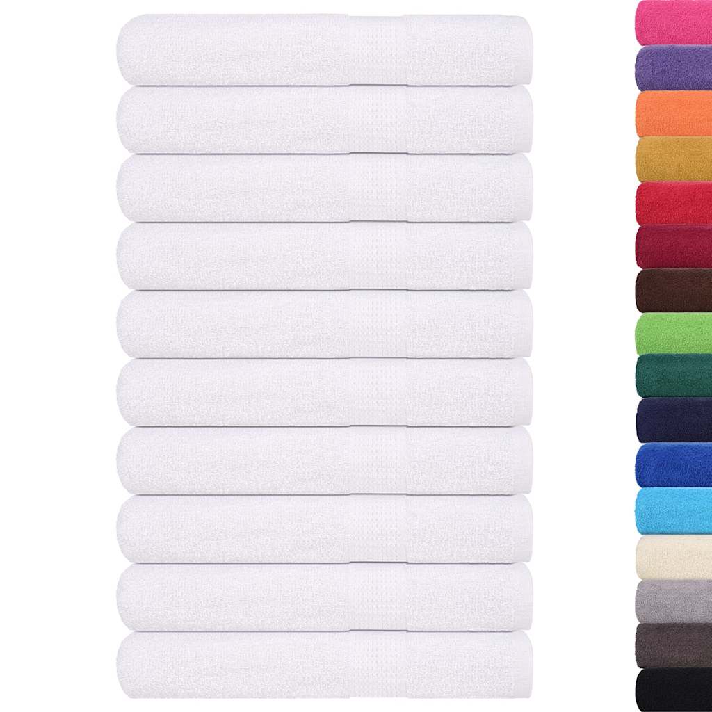 Vidaxx serviettes de sauna 25 pièces 80x200 cm 360 g m² 100% coton blanc