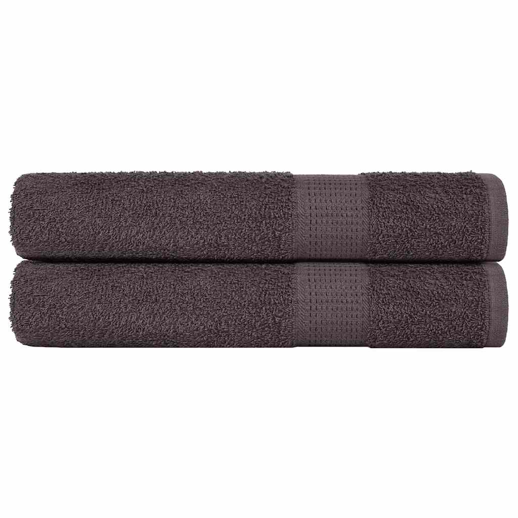 Serviettes Vidaxx 2 pcs 100x200cm 360 g m² 100% coton anthracite