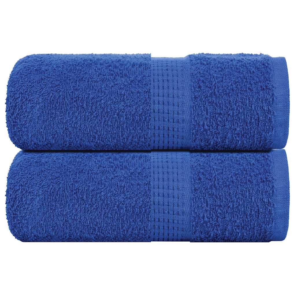 Vidaxx débarbouillettes 2 pièces grenouille bleu 30x30 cm 100% coton