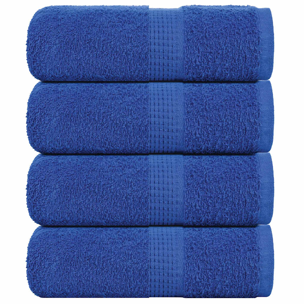 Vidaxx débarbouillettes 4 pièces grenouille bleu 30x30 cm 100% coton
