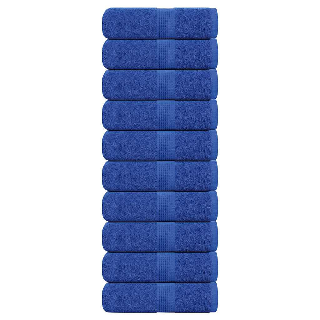 Vidaxx débarbouillettes 10 pièces grenouille bleu 30x30 cm 100% coton