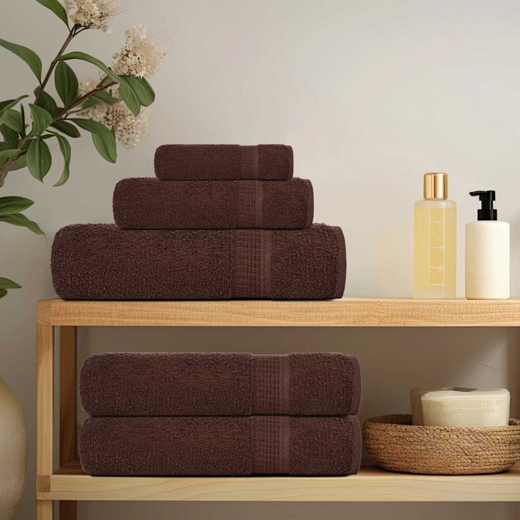 Vidaxx débarbouillettes 2 pièces grenouille marron 30x30 cm 100% coton