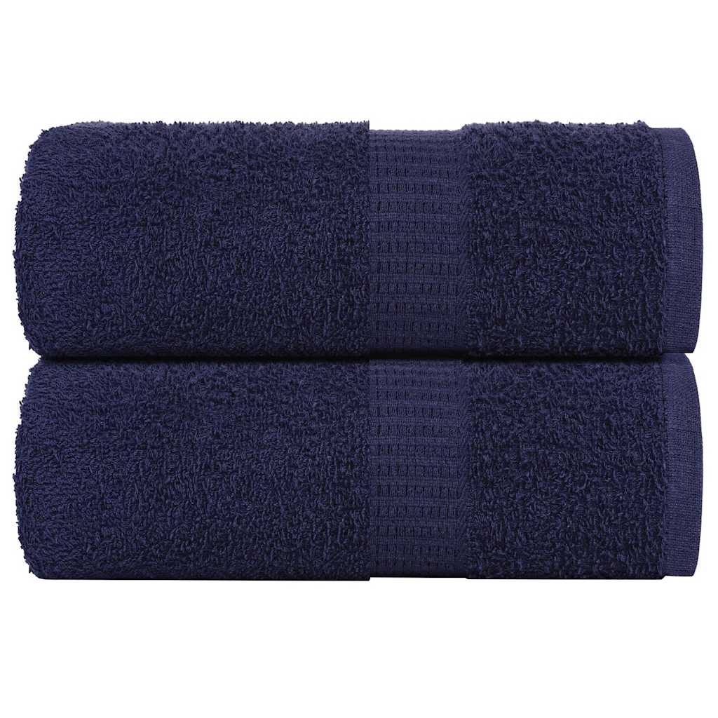 Vidaxx débarbouillettes 2 pièces grenouille bleu marine 30x30 cm 100% coton