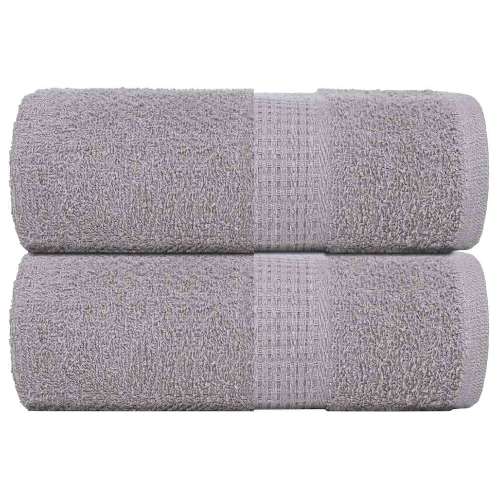 Vidaxx débarbouillettes 2 pièces grenouille gris 30x30 cm 100% coton