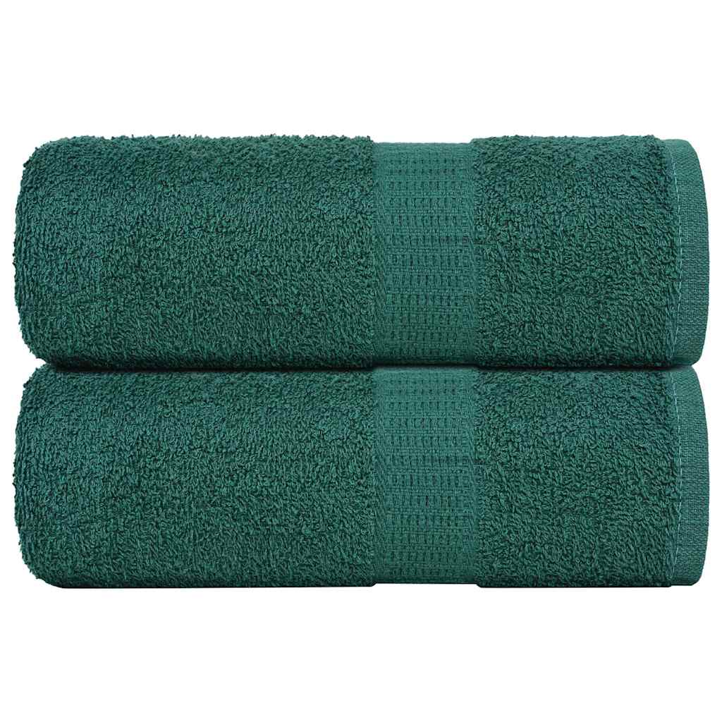 Vidaxx débarbouillettes 2 pièces grenouille vert 30x30 cm 100% coton