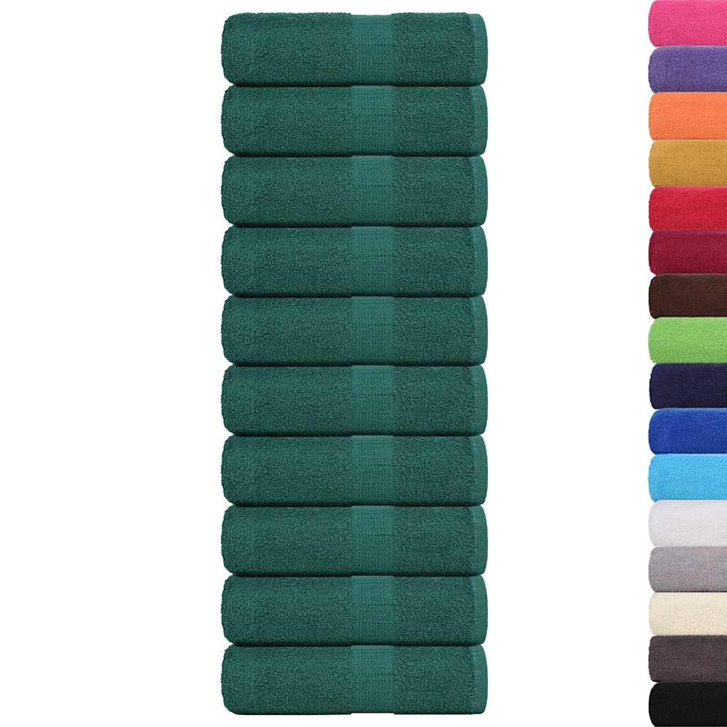 Vidaxx débarbouillettes 10 pièces grenouille vert 30x30 cm 100% coton