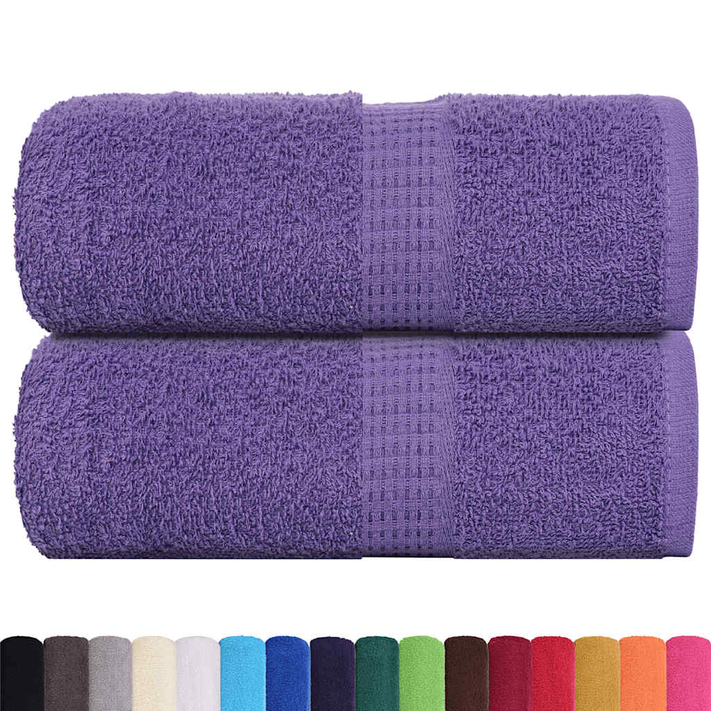 Vidaxx lingettes savonneuses 2 pcs 30x30 cm 360 g m² 100% coton violet