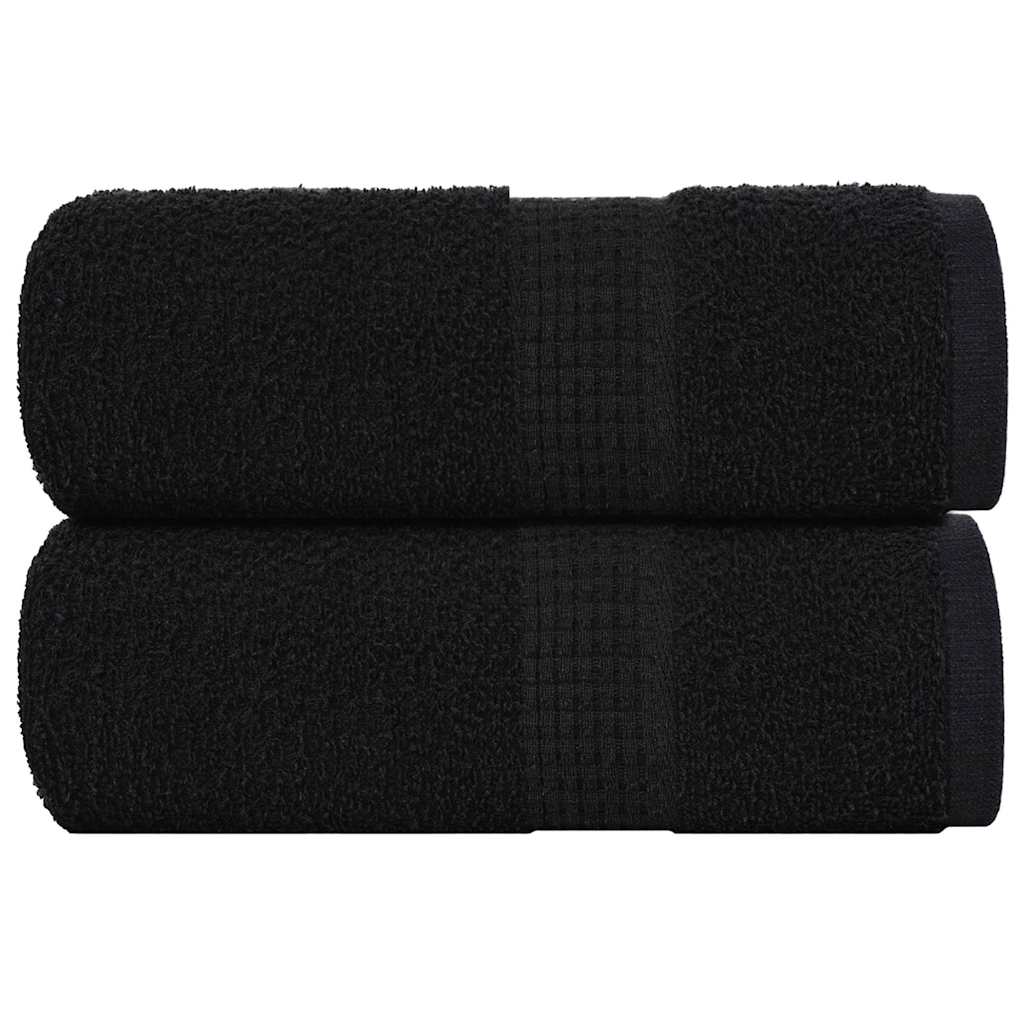Vidaxx débarbouillettes 2 pièces grenouille noir 30x30 cm 100% coton