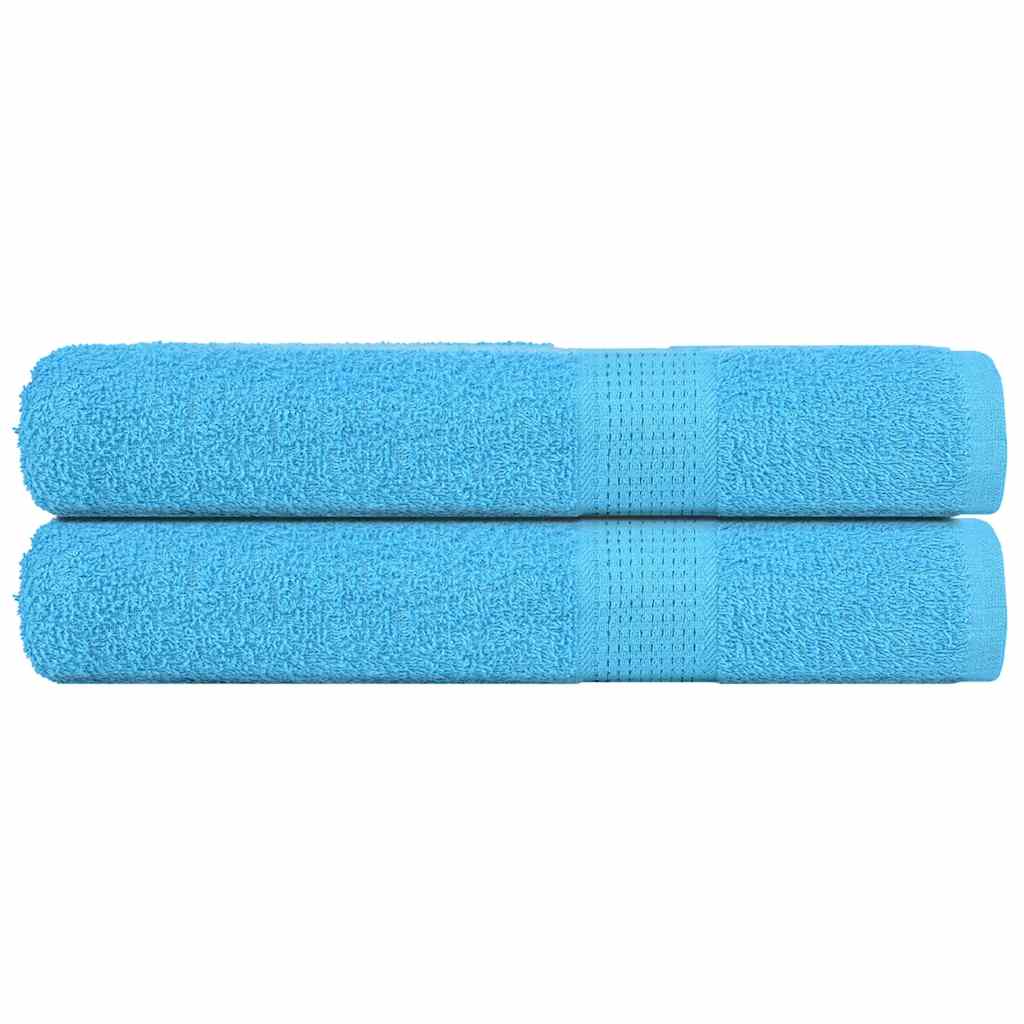 Vidaxx serviettes de sauna 2 pcs 80x200 cm 360 g m² 100% coton turquoise