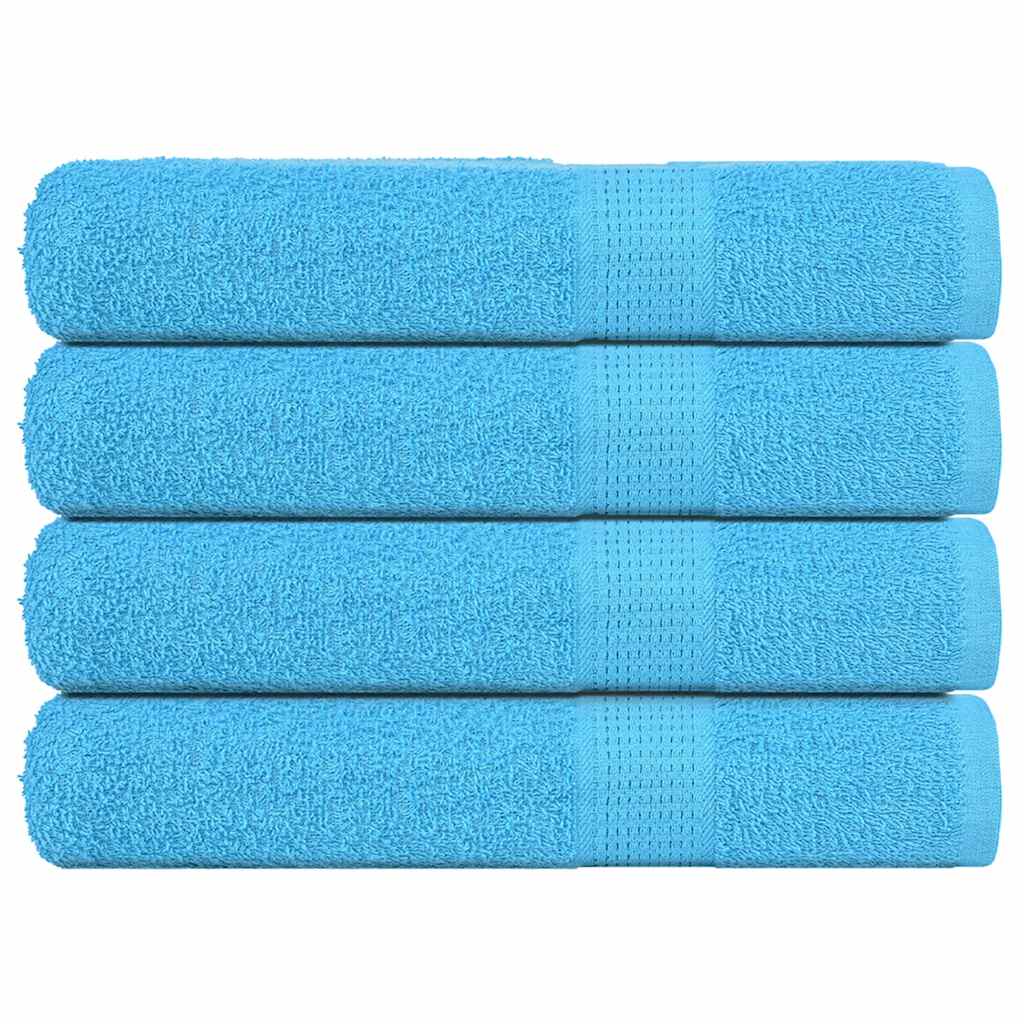 Vidaxx serviettes 4 pcs 360 g m² 100x200 cm 100% coton turquoise