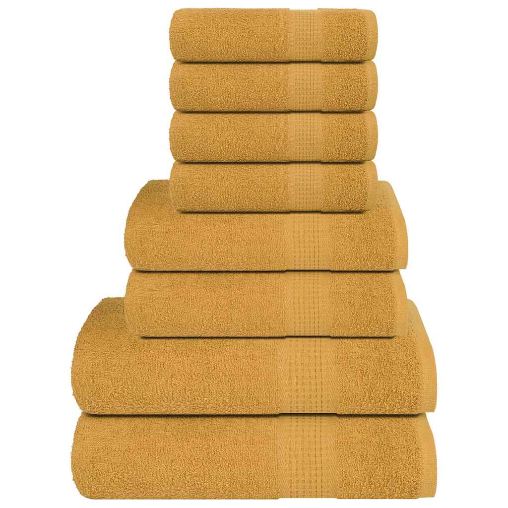 Vidaxx ensemble de serviettes 8 pièces grenouille 360 g m² or