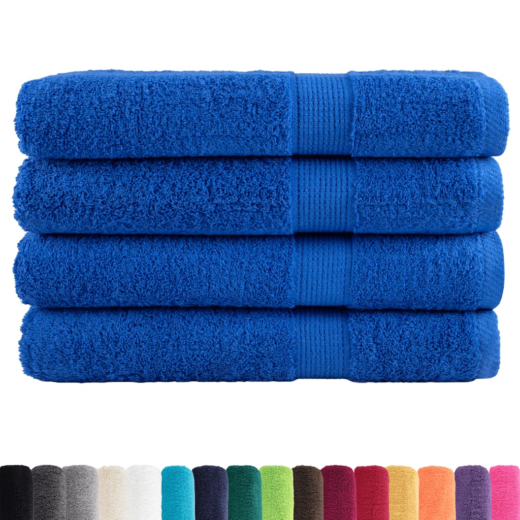 Vidaxx serviettes solund 4 pcs 600 g m² 100x200 cm bleu